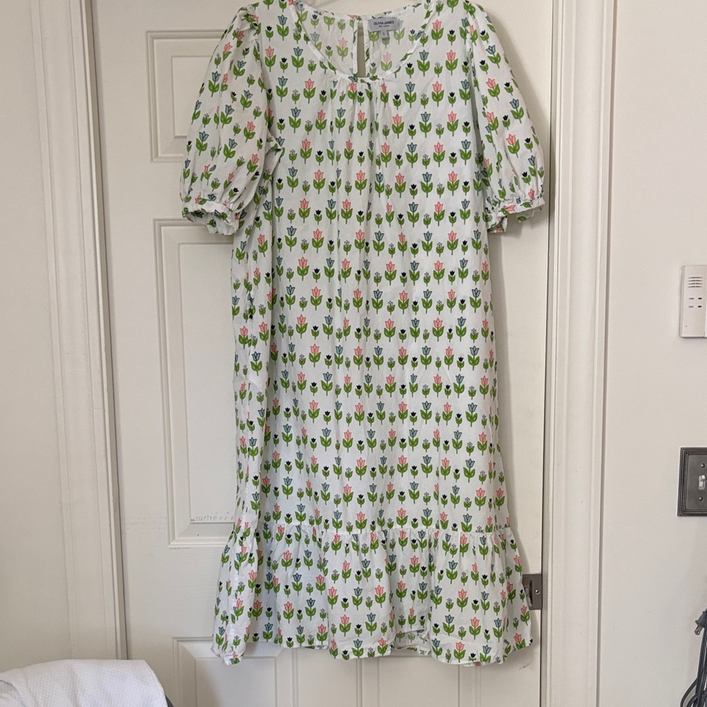 Olivia James the label Floral White Dress